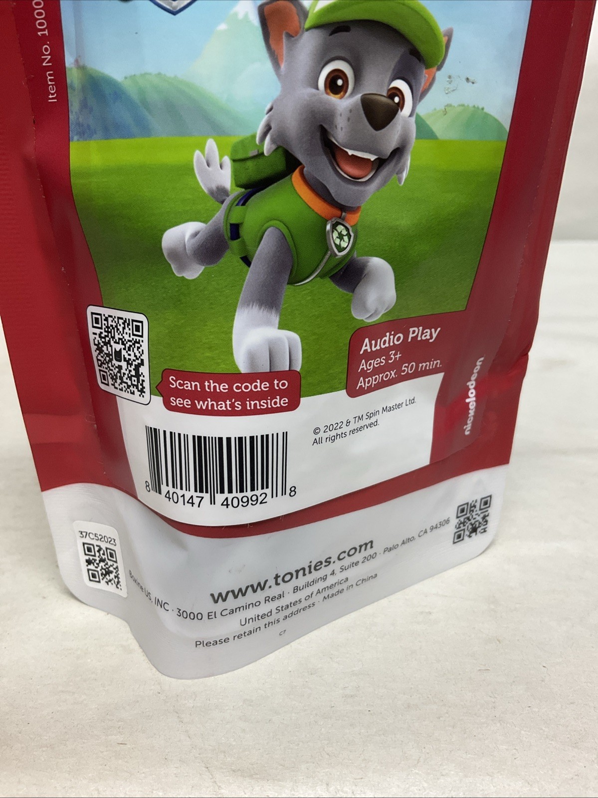 Paw Patrol Rocky Tonie Audio Play Character Figurine – Free S&H