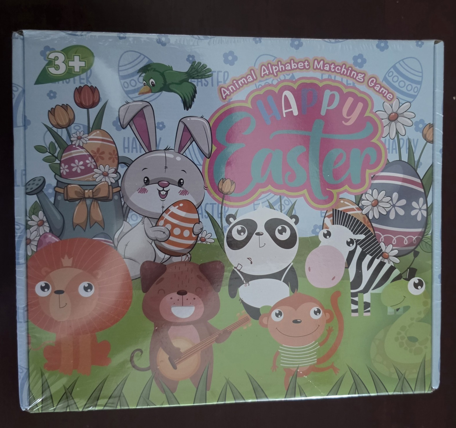 Animal Alphabet Matching Game Easter Eggs Toy for Ages 3+ Age Level 3-4 Years