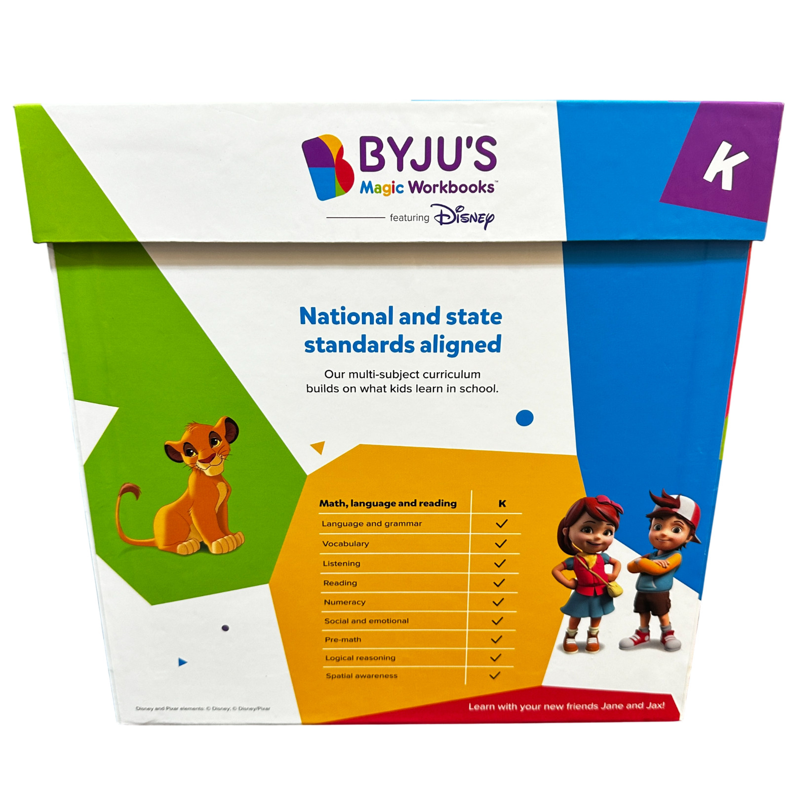 BYJU’S Learning Kit: Disney, Kindergarten Premium Edition 10 Workbooks Age 4-6
