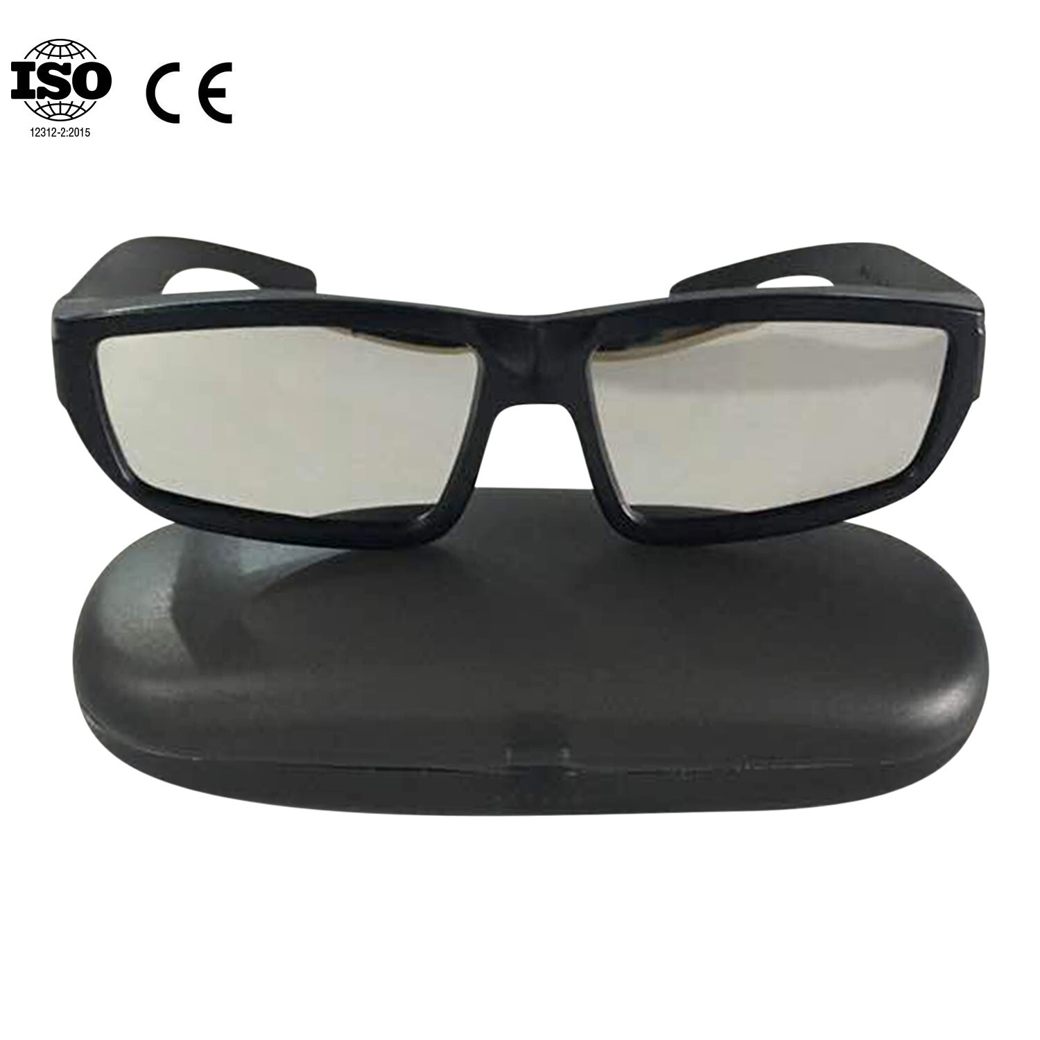 Safe Plastic Solar Eclipse Glasses With Carry Case Solar Viewing CE/ISO USA