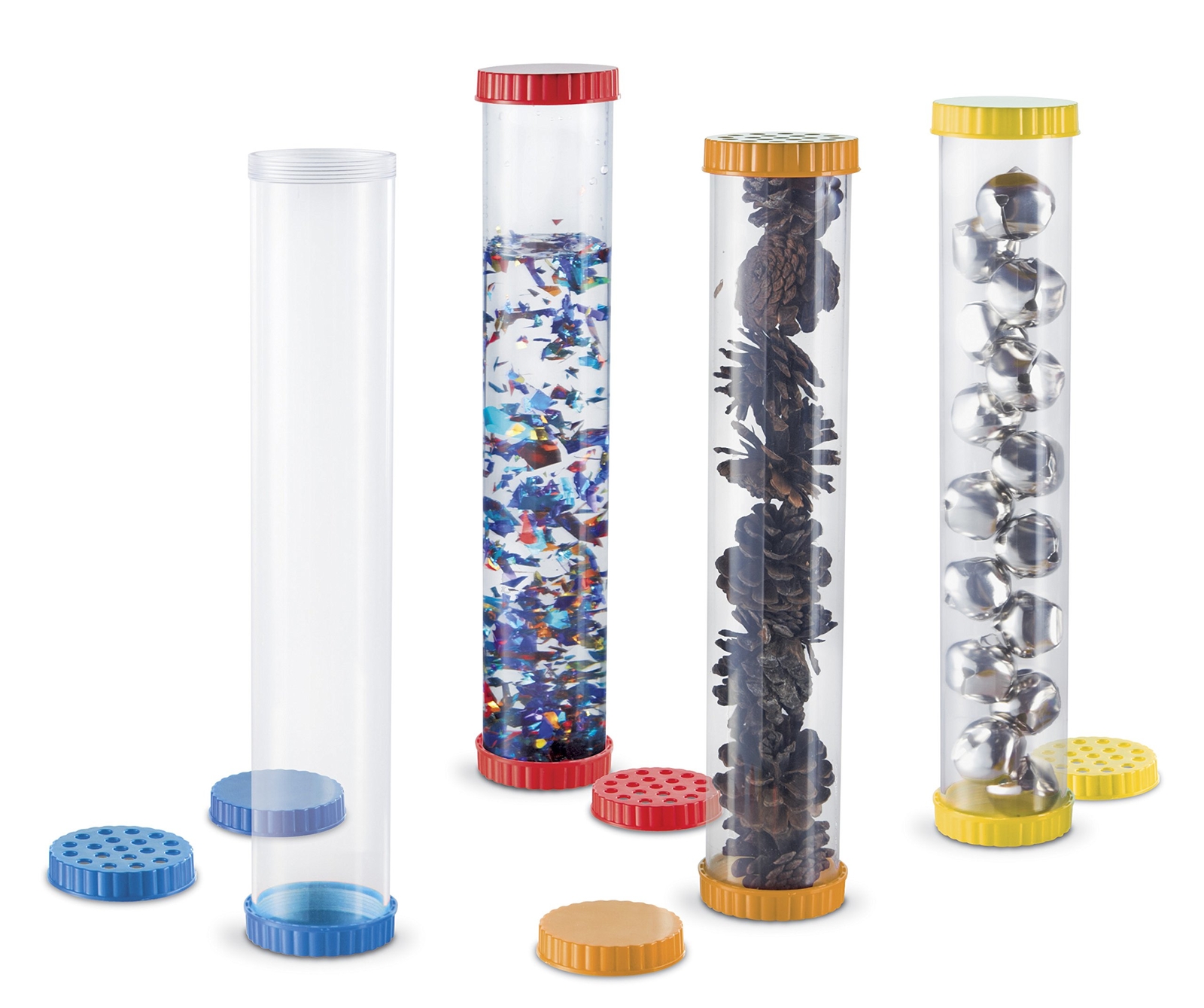 Science Fundamentals Kit 12 Inch Clear Sensory Tubes for Kids Age 2 and Up