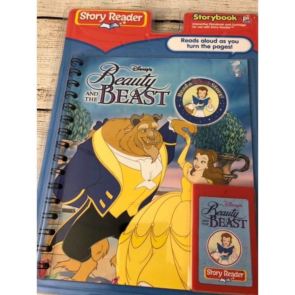 Disney Story Book Reader Storybook Beauty The Beast Interactive Cartridge NWT
