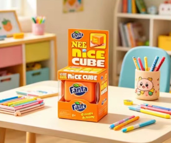 Schylling NeeDoh Nice Cube – Fanta Edition (Orange)