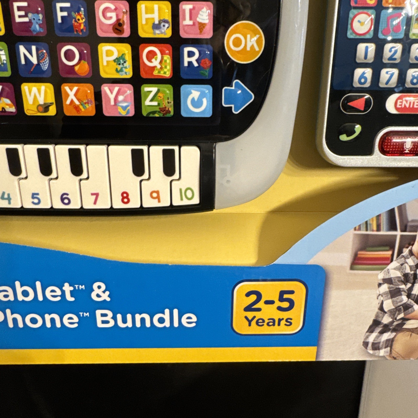 New VTech 2-In-1 Little Apps Light-Up Tablet & Call & Chat Learning Phone, 2-5