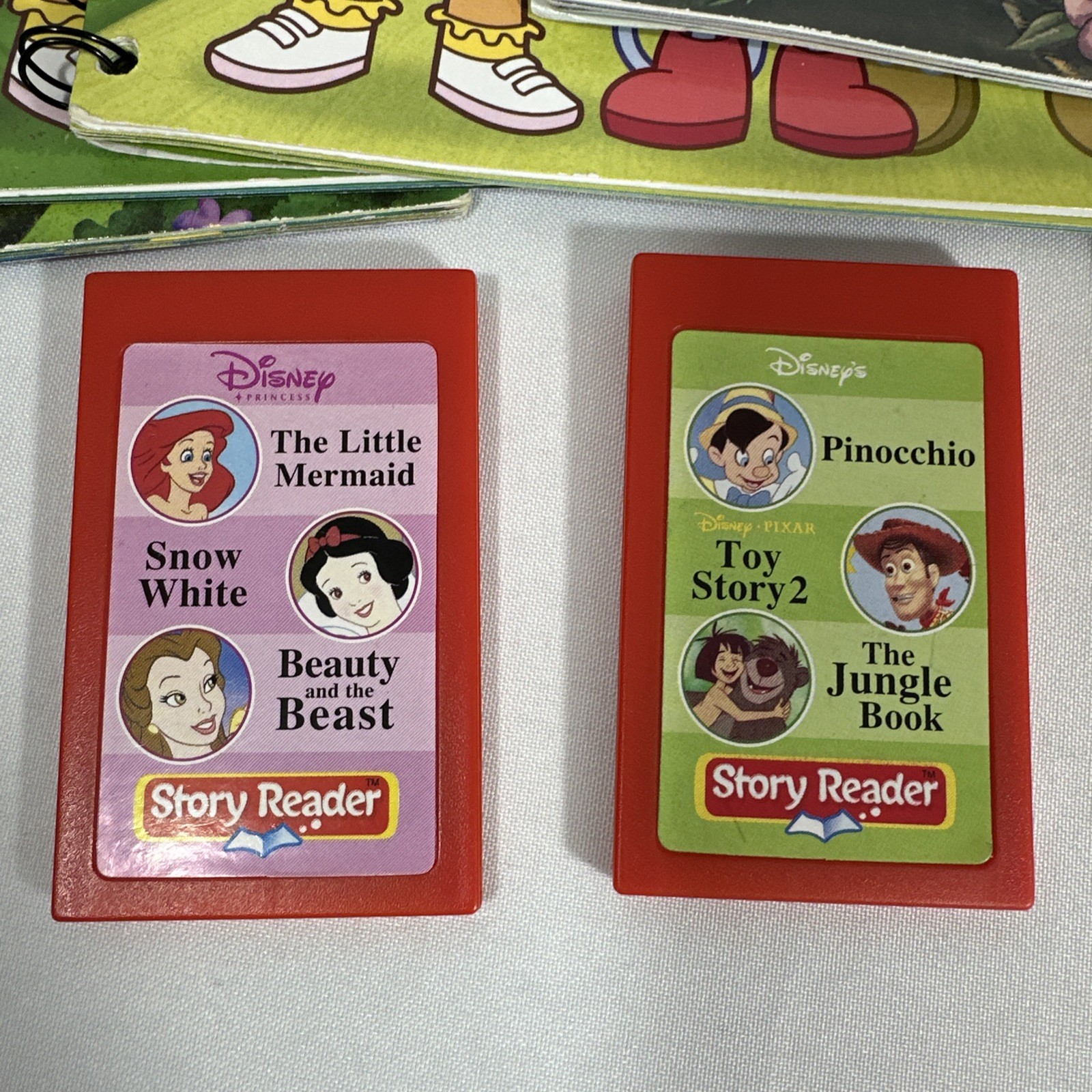 Children’s Story Reader System ~ Disney Princess, Pixar, Dora, Lion K 10 Books!