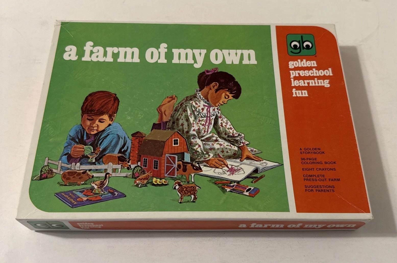 Vintage Golden Pre-School Learning Fun – A Farm of My Own (1971) – Unpunched