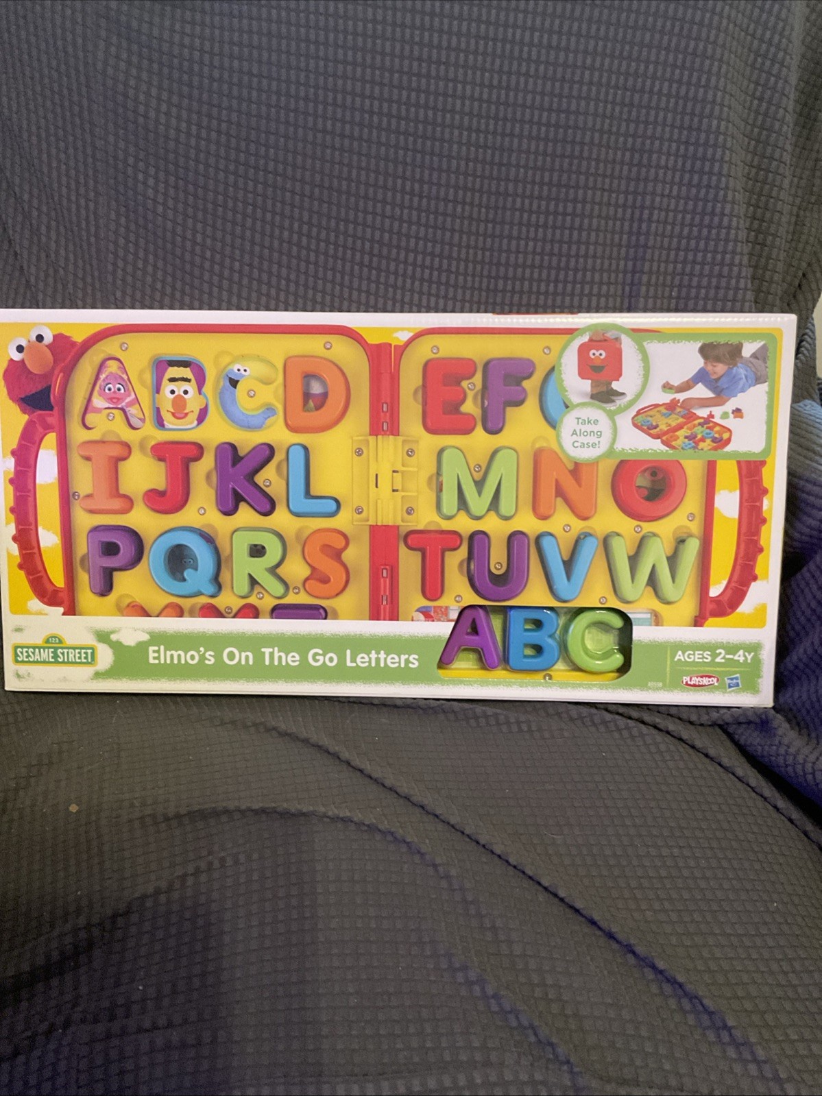 Sesame Street Elmo’s On The Go Letters Alphabet Carry Case COMPLETE ABC NEW