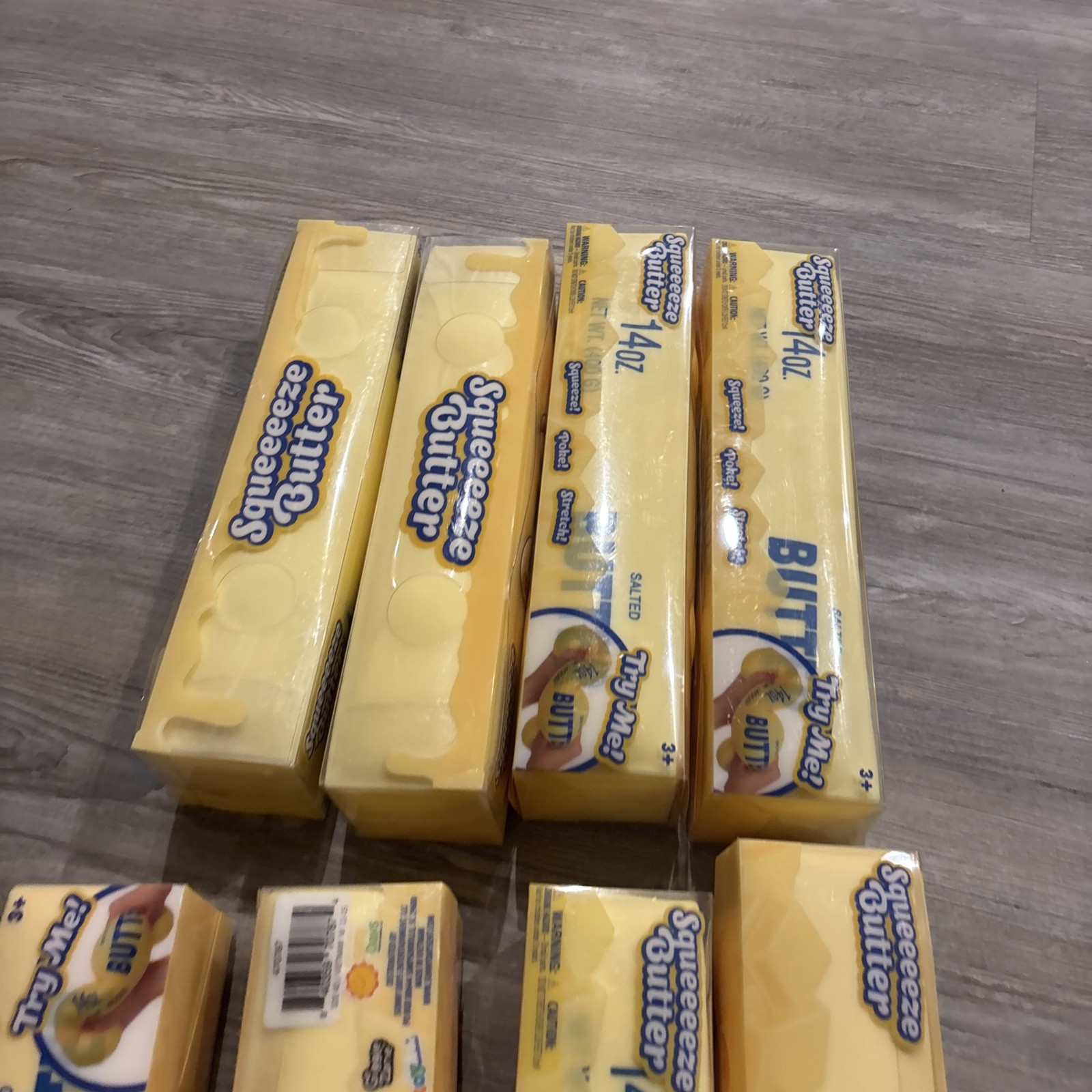 14 Oz Squishy Squeezy Butter Sunny Days LOT OF 8 Authentic Brand New