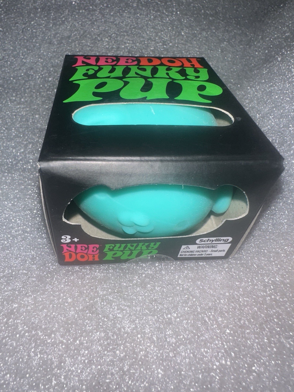 FUNKY PUP NeeDoh TEAL Pet Me Feel the Funk NEEDOH NEW Sealed teal