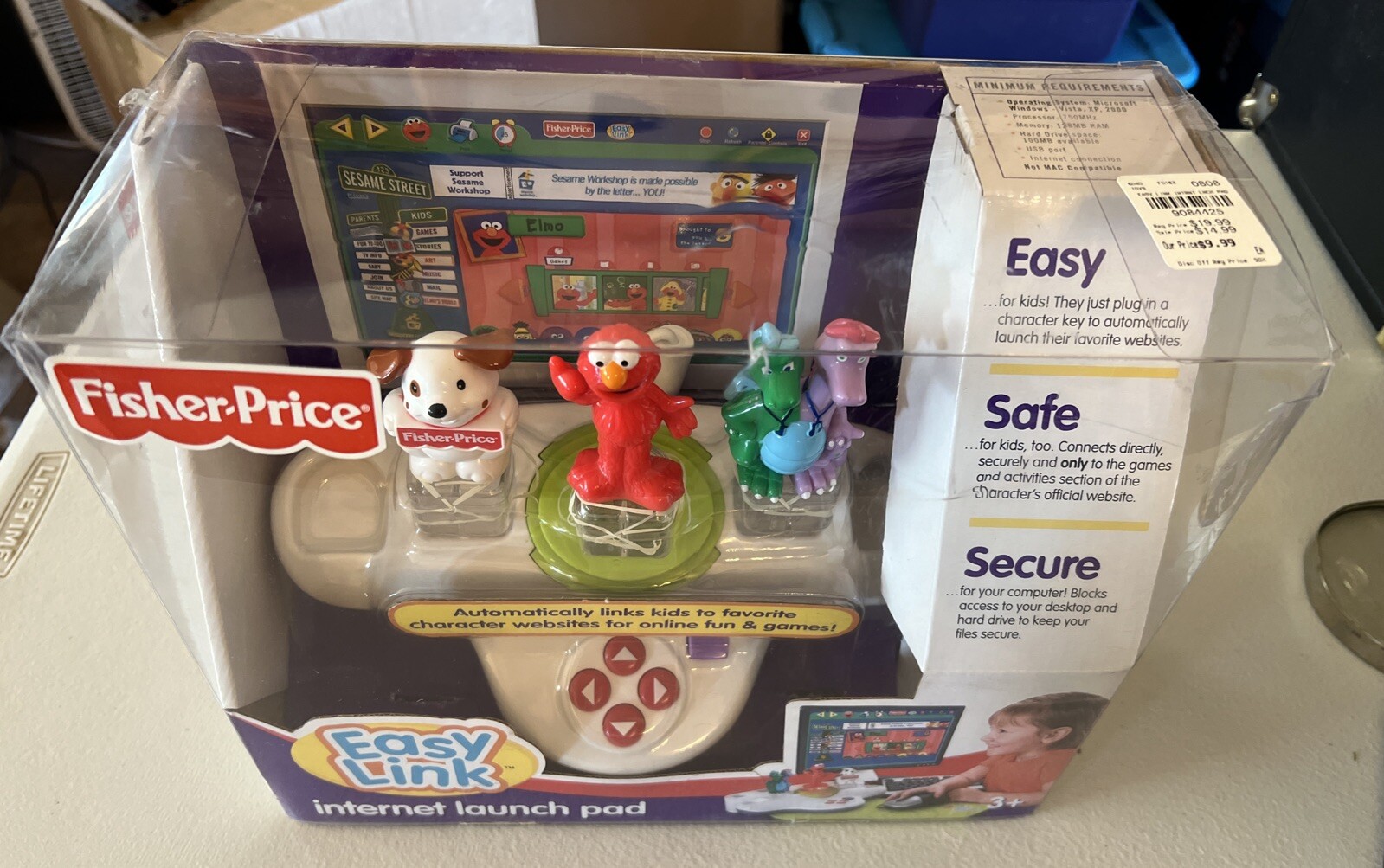 Fisher Price Easy Link Launch Pad Elmo Dragon Tales NEW