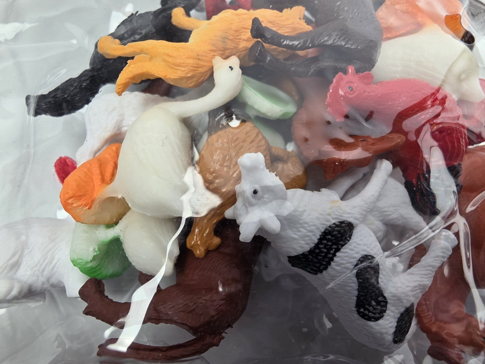Farm Animal Figures Toy Plastic Kids Playtime 24 Pieces Value Pack New