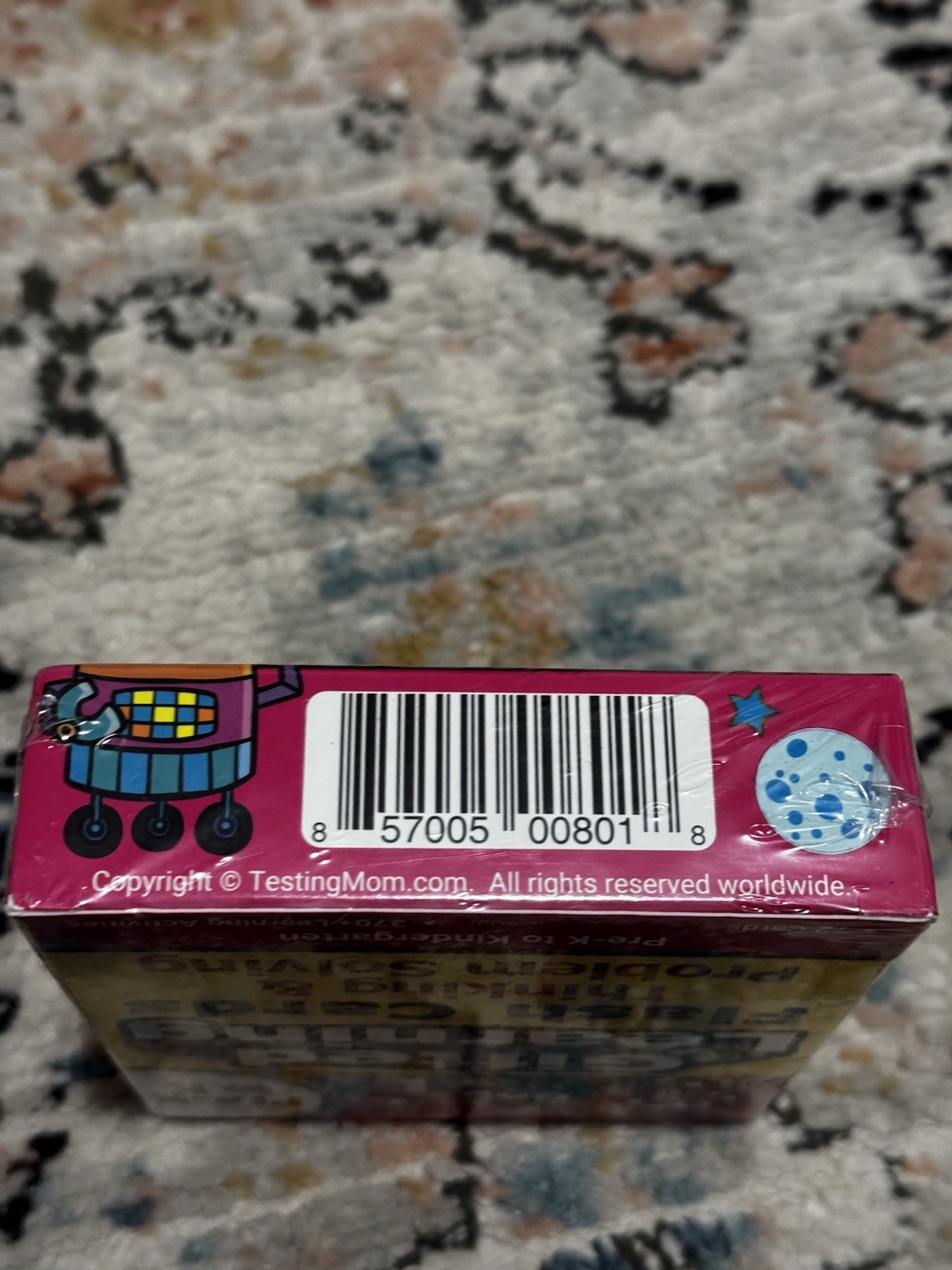 Gifted Learning Flash Cards Thinking Problem Solving PreK/Kinder TestingMom.com