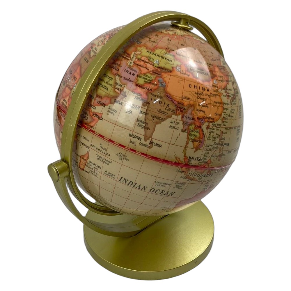 720° WORLD GLOBE EARTH Map Rotating Geography Ocean Classroom Learning Desktop