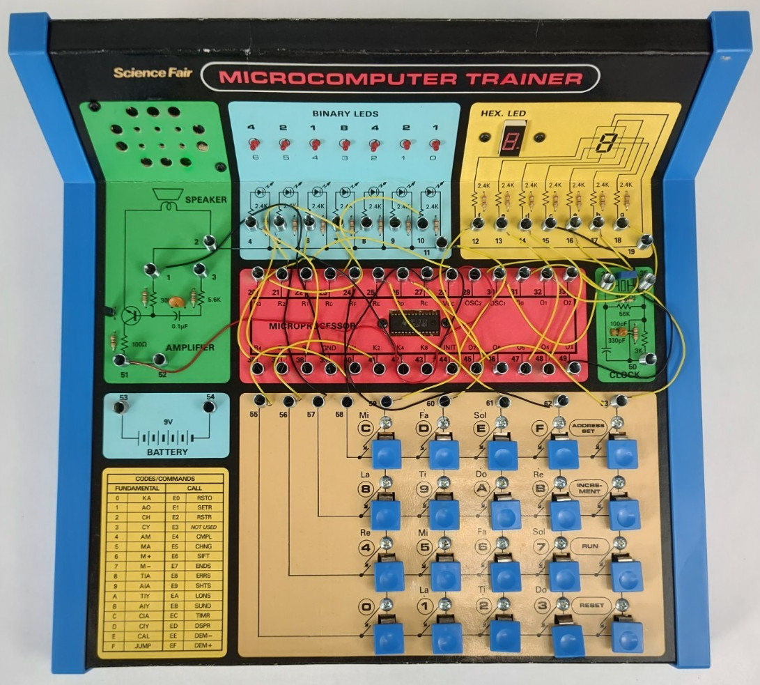 Science Fair Microcomputer Trainer 28-260 Vintage w/180 Page Manual