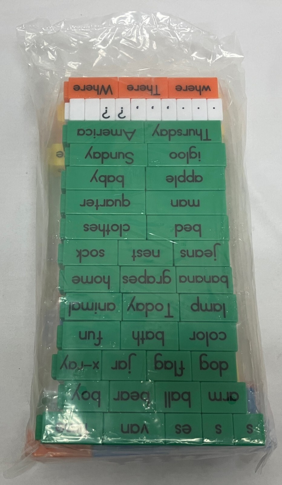SEALED ETA Cuisenaire Reading Rods Simple Sentences Rods #60014C