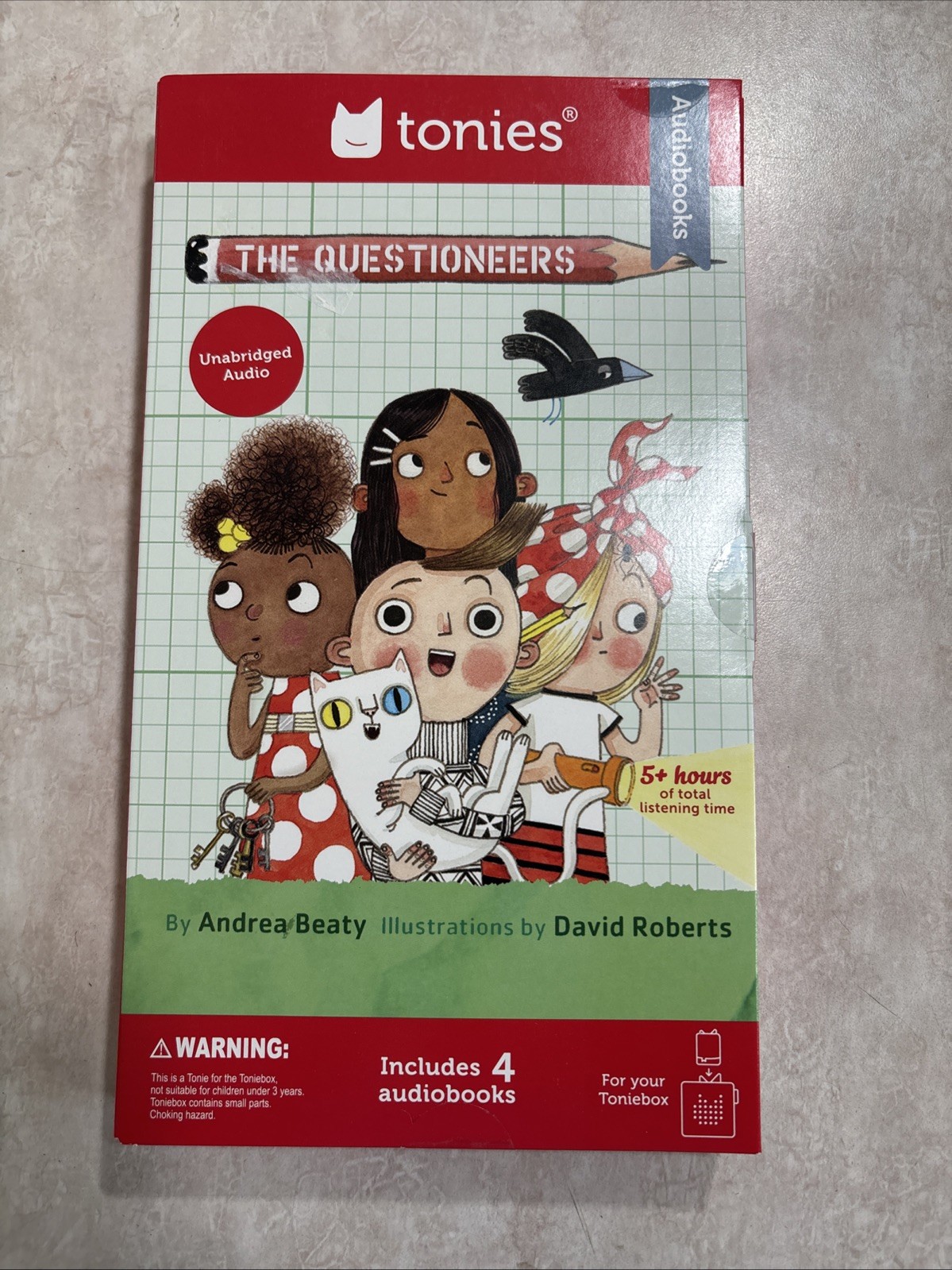 Tonies- The Questioneers Audiobooks 4-Set-Book Series-USA-NEW