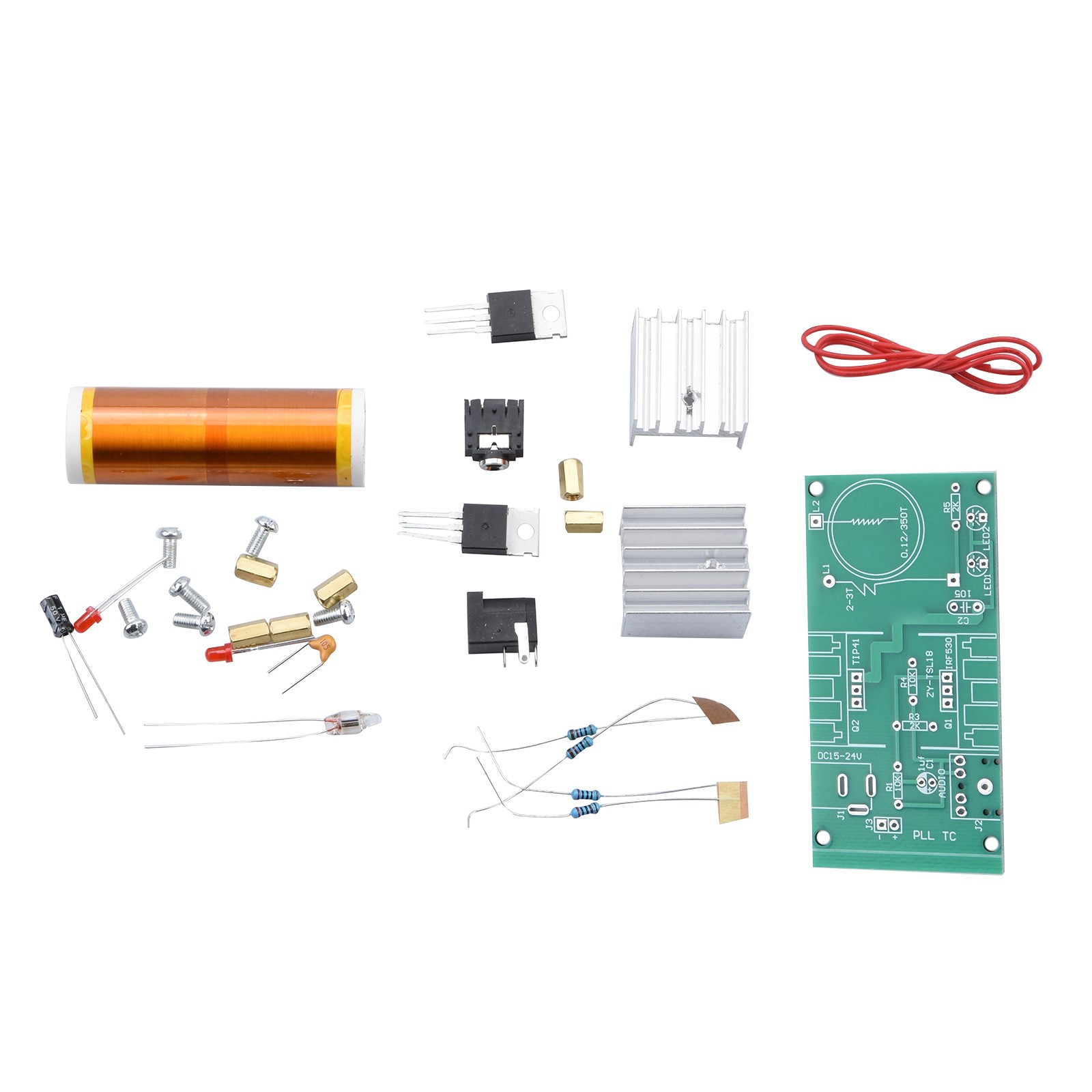 Unassembled Coil Wireless Kit Music Speaker Electronic Field Project
