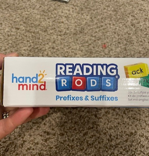 hand2mind Reading Rods Phonics Word-Building & Prefixes/ Suffixes, NEW, hands on