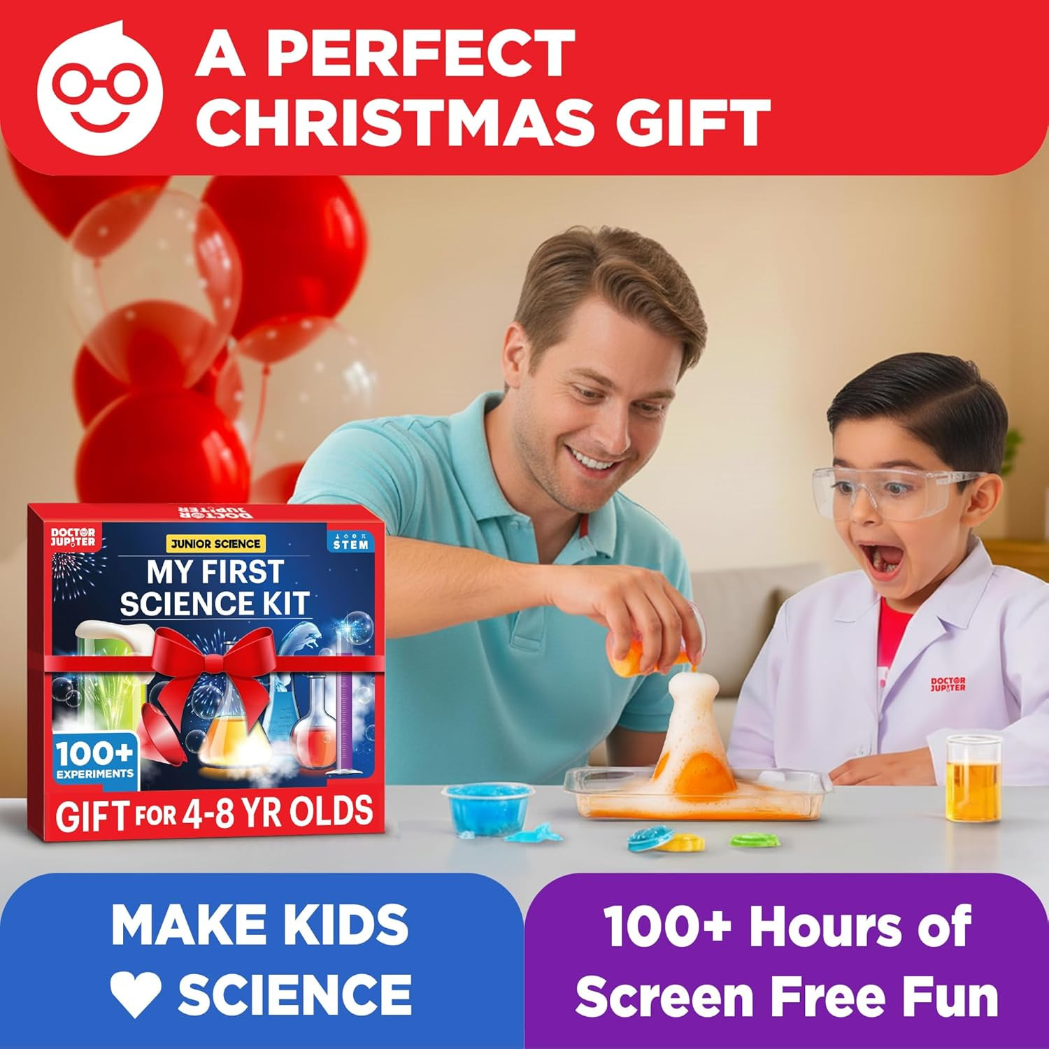 My First Science Kit for Kids Ages 4-5-6-7-8 | Christmas, Birthday Gift Ideas fo