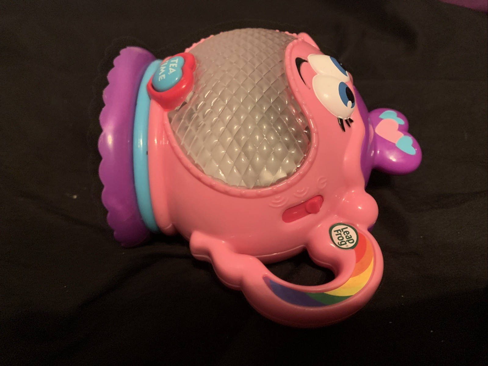 Leap Frog Musical Rainbow Tea Party Teapot/Kettle Light-Up 2018 Mirror Top Works