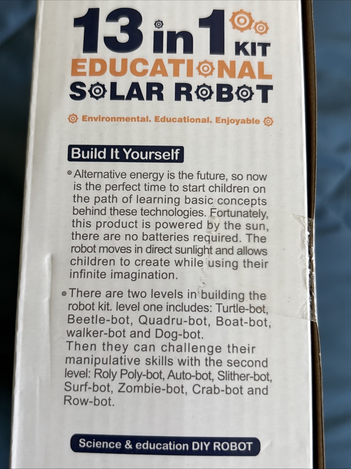 Apex 13 In 1 Kit Educational Solar Robot