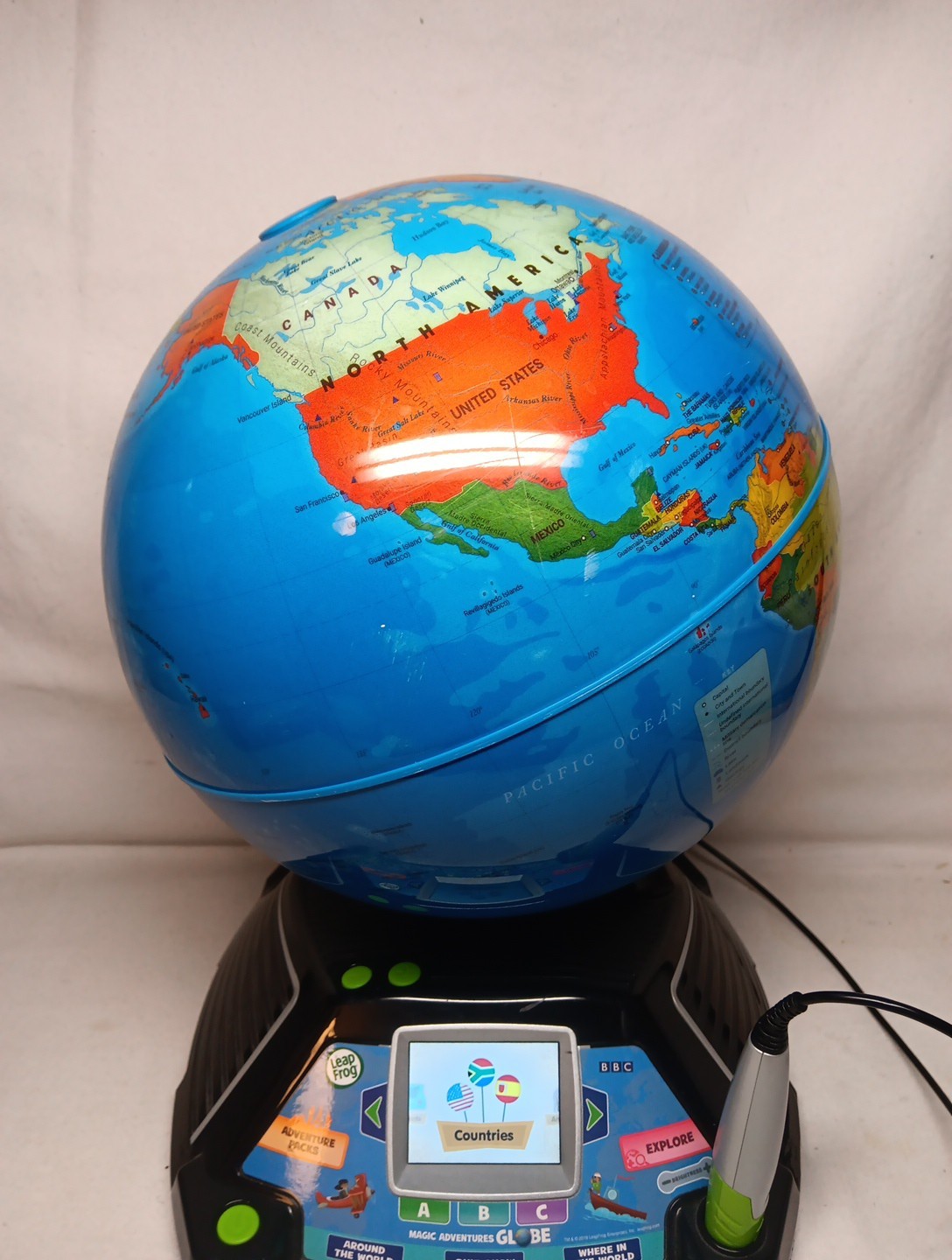 LeapFrog Magic Adventures Globe 2.8″ Video Screen BBC Videos Interactive Games
