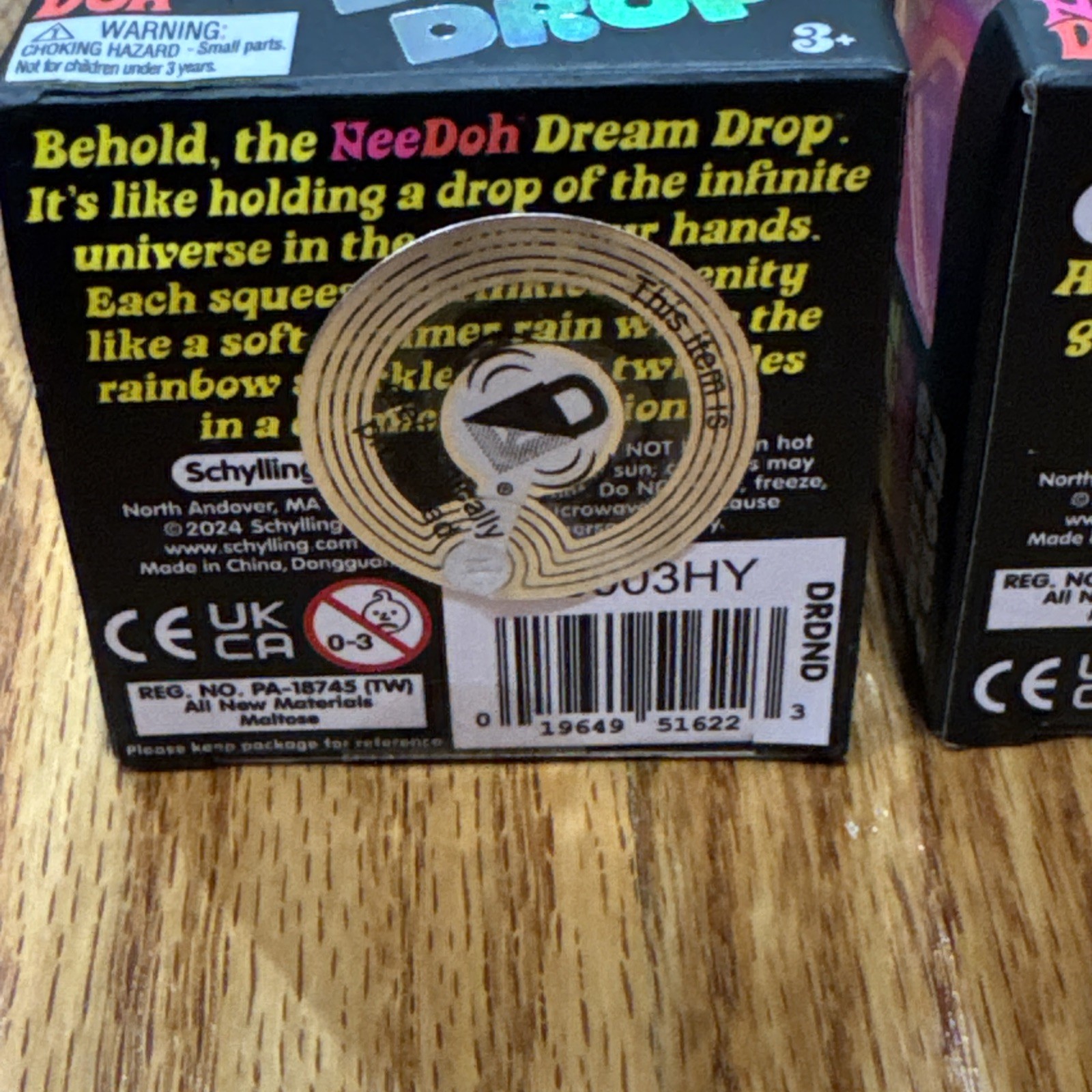 Brand New Needoh Dream Drop + Nice Cube Glitter Glow Squishy
