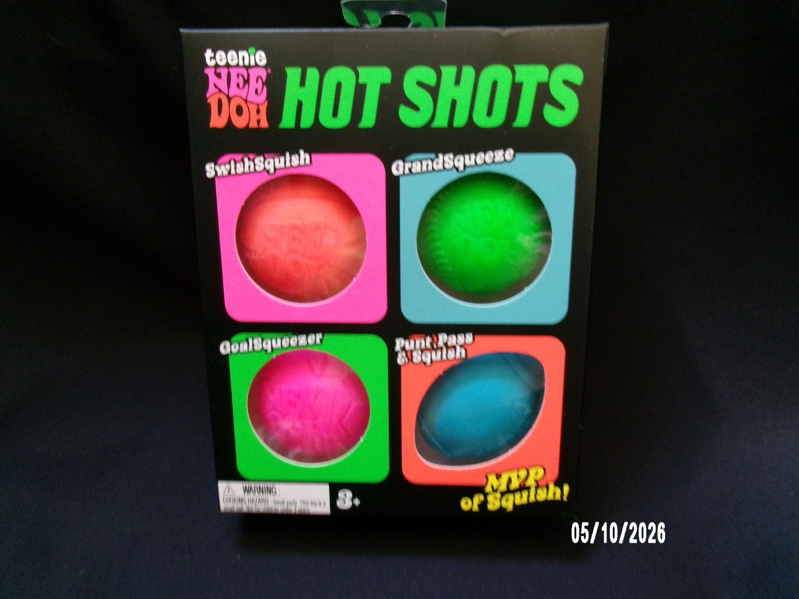 NEW Schylling Teenie Nee Doh Hot Shots Tik Tok Squeeze Toys Assorted Colors