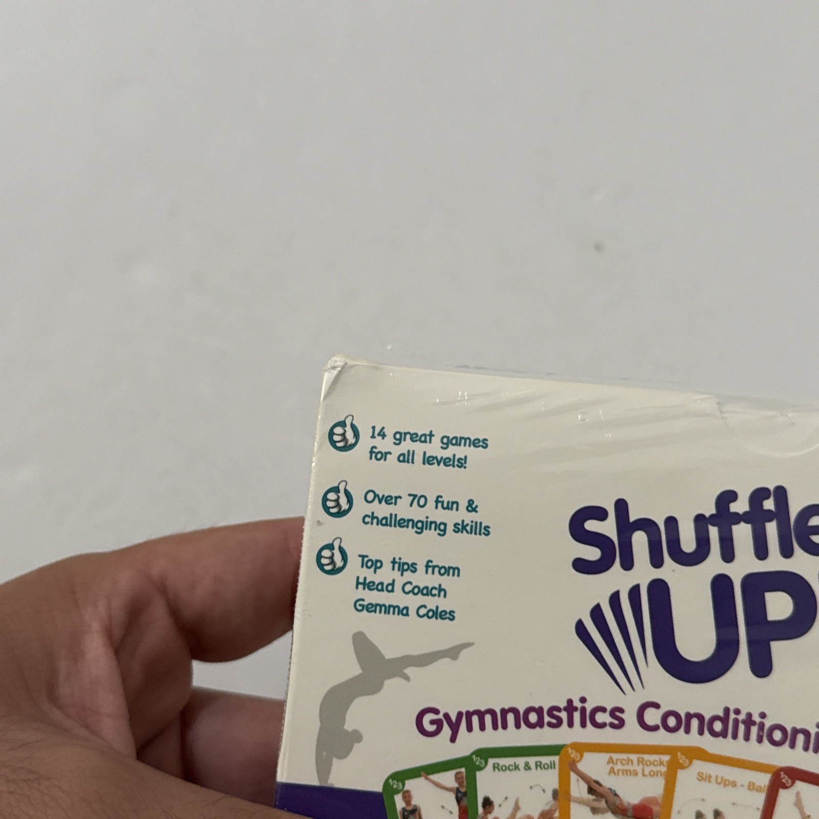 Shuffle Up! Gymnastics Conditioning Card Game Fitness 70 Skills 14 Fun Games NEW