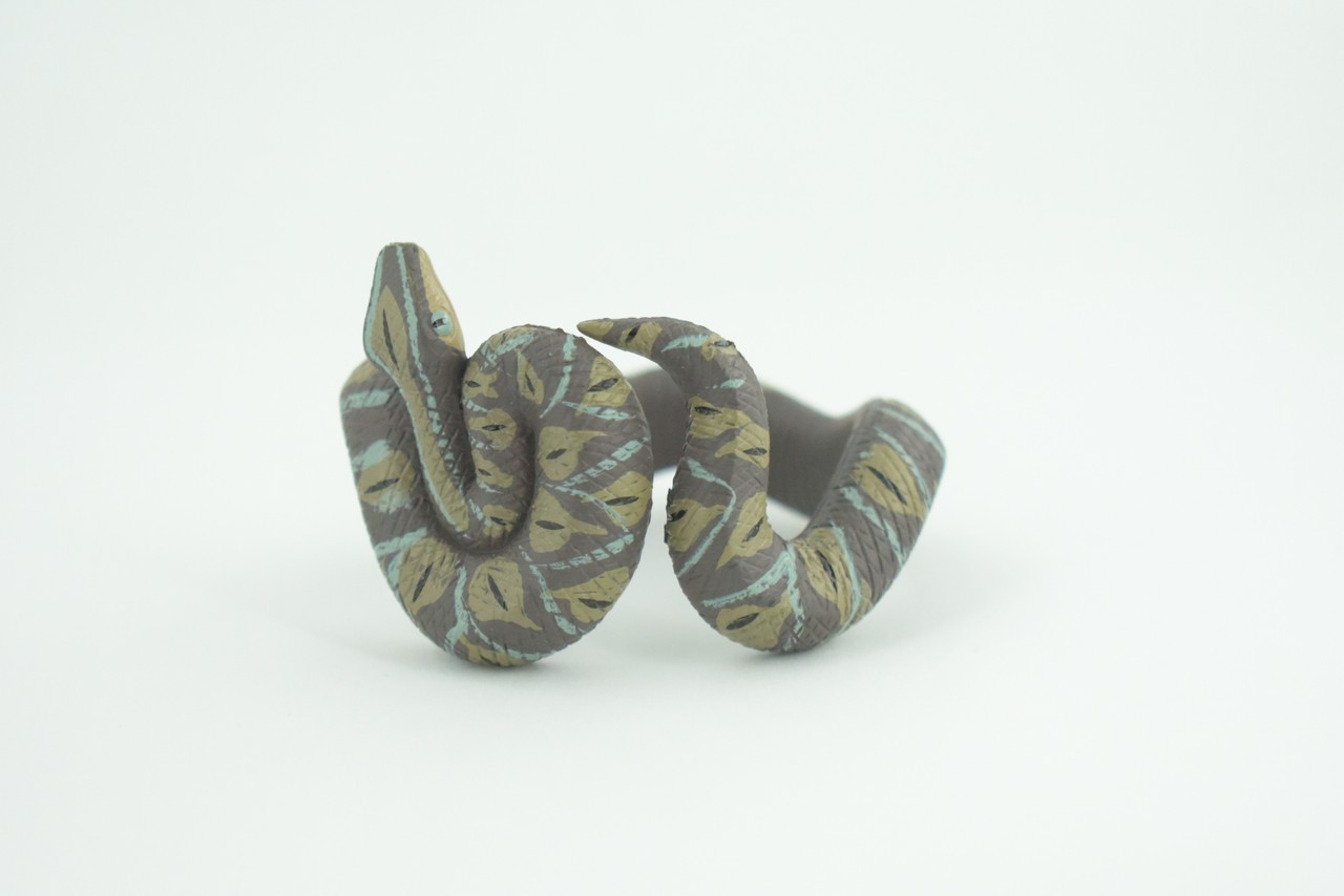 Python Snake Bracelet, Realistic Snake Wrist Band, Plastic, Gift, 3″ RI69 B663