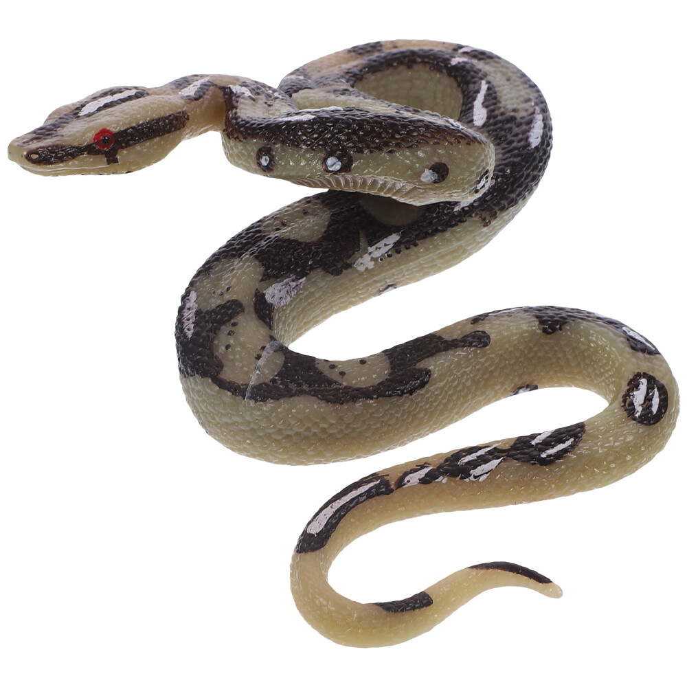 Fake Rattlesnake Python Model Big Realistic Snake Simulation Python Model Toy