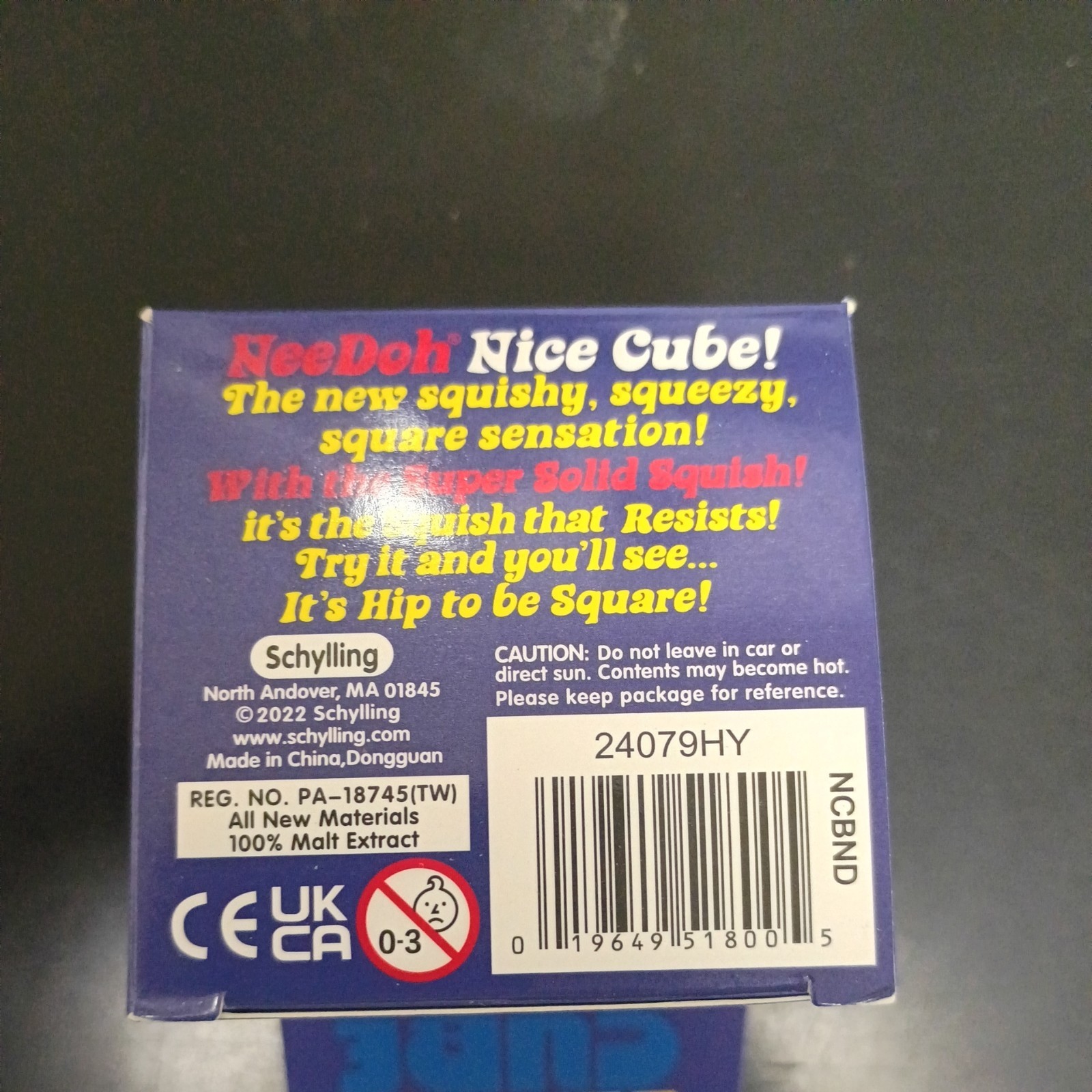 Schylling Nee Doh Nice Cube Pepsi Soda Stress Reliever Super Solid Squish NIB