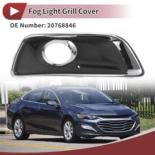 1 Pc Fog Light Grill for Chevy Malibu 2013-2014 Front Right Front Lower Bumper