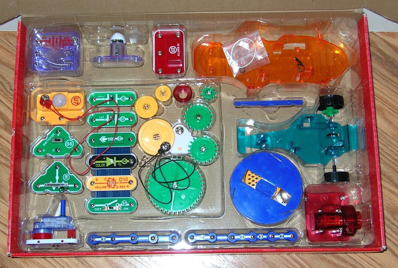 Elenco Snap Circuits Motion Electronics Discovery SCM-165 Near Complete Airplane