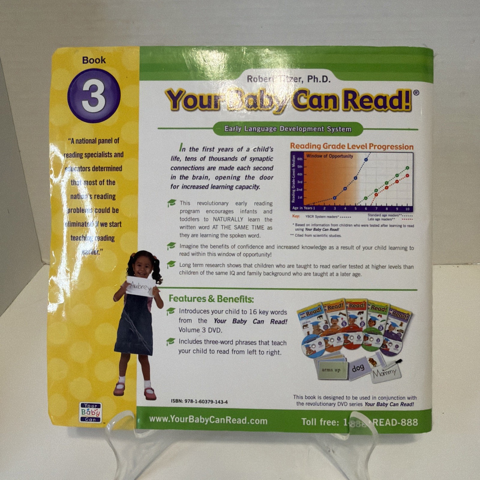 Your Baby Can Read Early Development Reading System 4 DVDs 5 Books