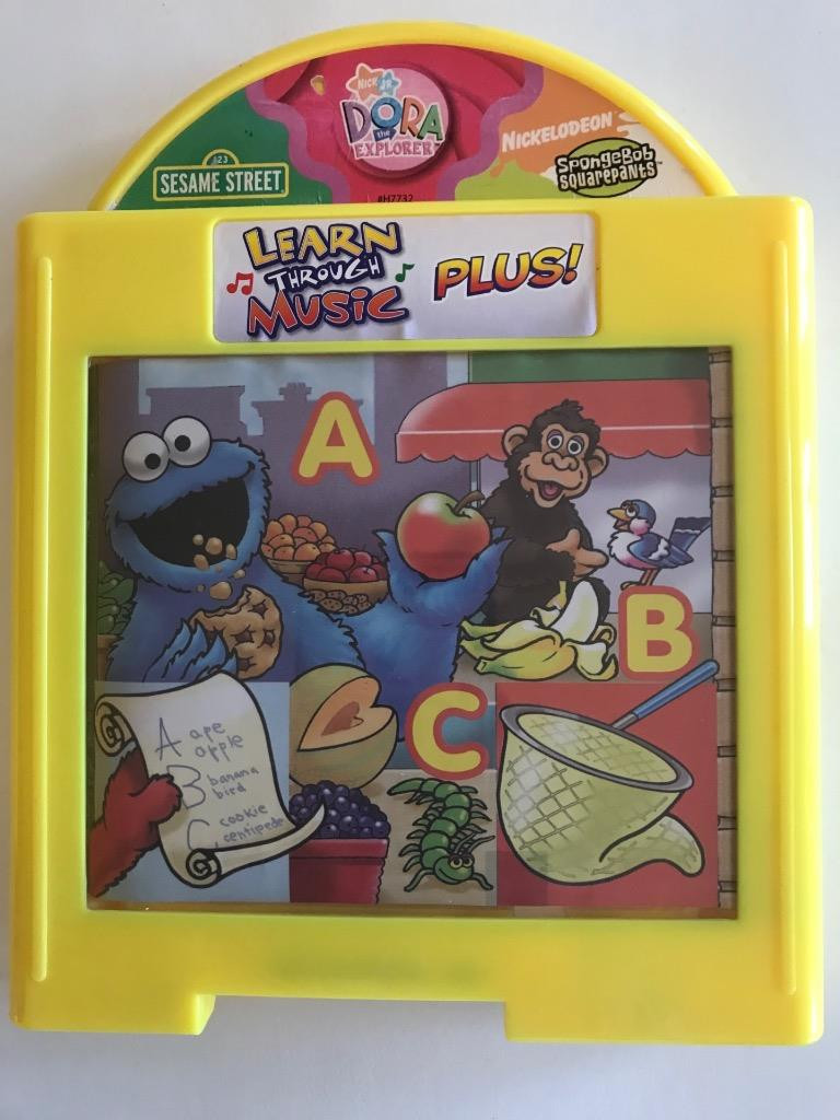 MATTEL LEARN THROUGH MUSIC PLUS 3-in-1 DORA, SESAME STREET, SPONGEBOB CARTRIDGE