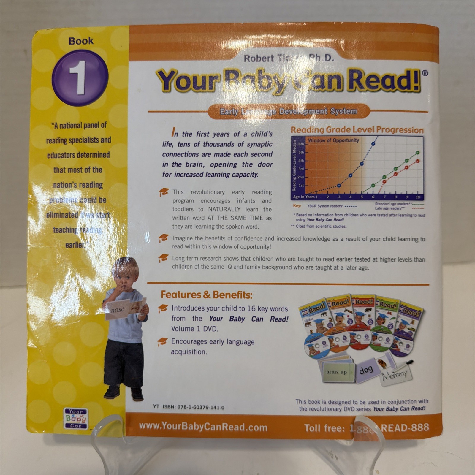 Your Baby Can Read Early Development Reading System 4 DVDs 5 Books