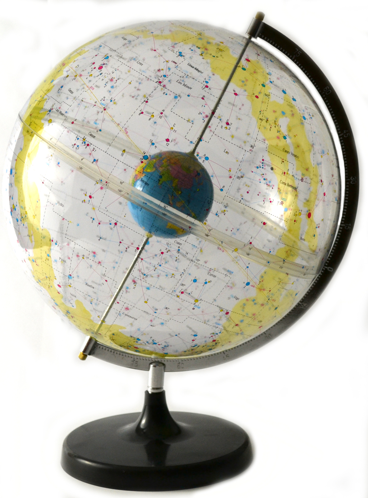17.5″ Tall Eisco Labs Celestial Star Globe – 12″ Globe Diameter