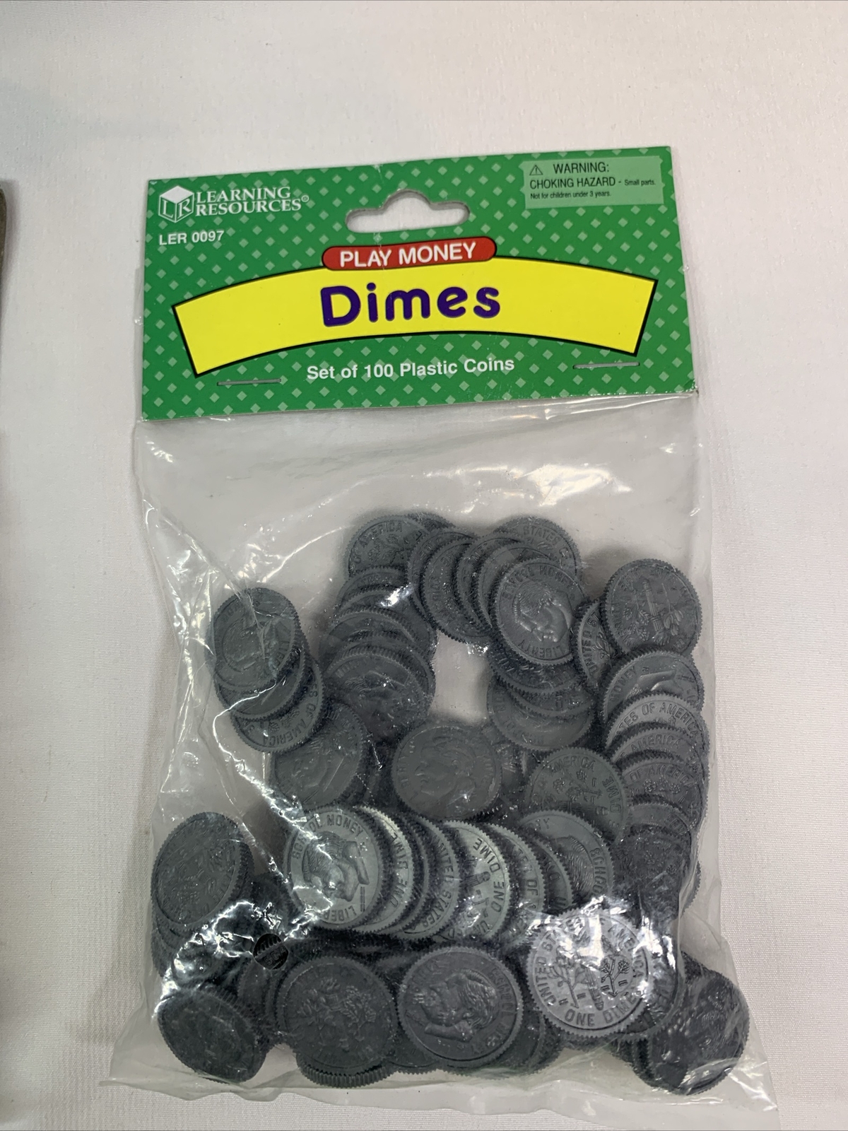 Learning Resources Play Money Coins: Quarters, Dimes, Nickels, Pennies Lot New