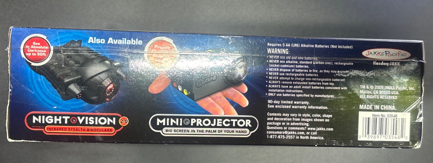Jakks Pacific Bionic Eye Eye Clops Series Plug-In TV Microscope 2009 NIB