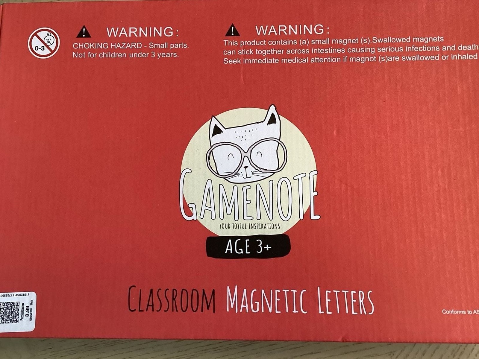 Gamenote 234 Pcs Classroom Magnetic Alphabet Letters Kit with Double-Sided Magne