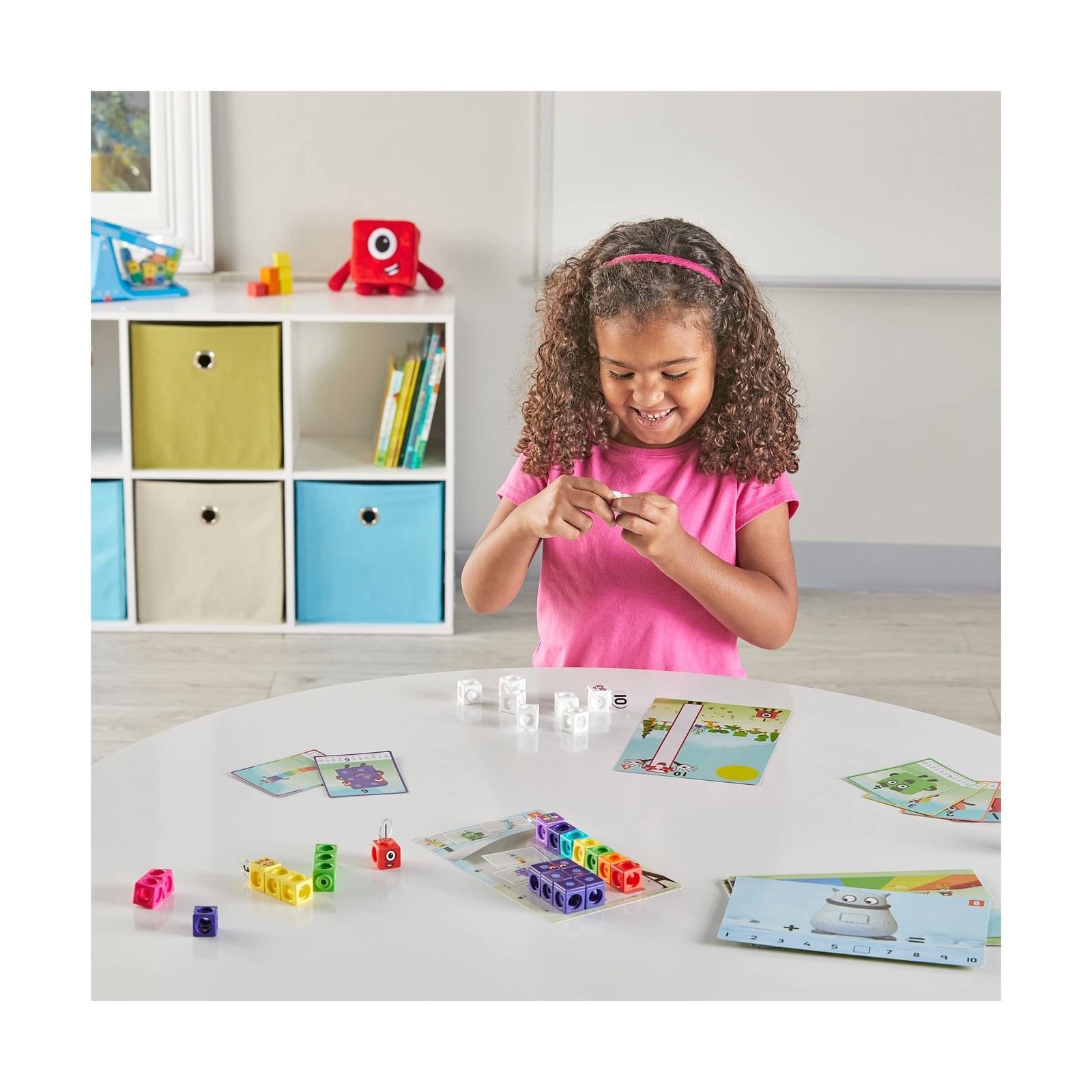 hand2mind MathLink Cubes Numberblocks 1-10 Activity Set, 30 Pre… FAST USA SHIP
