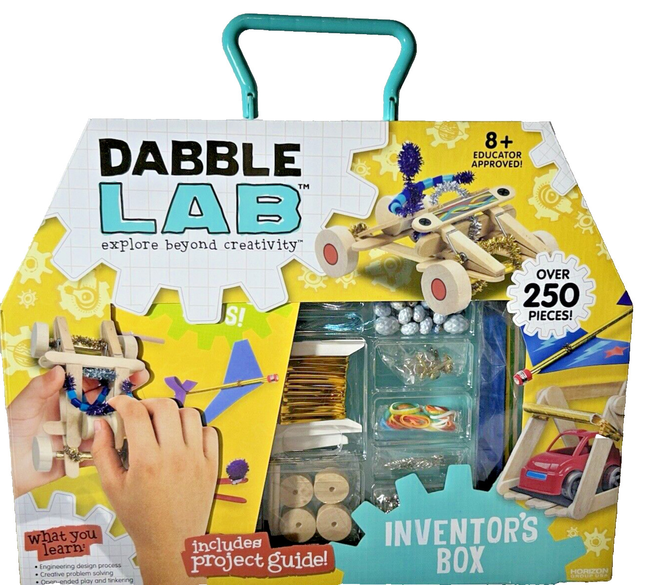 Dabble Lab ~Explore Beyond Creativity~ Inventors Box ~250 Pieces 8 Years And Up