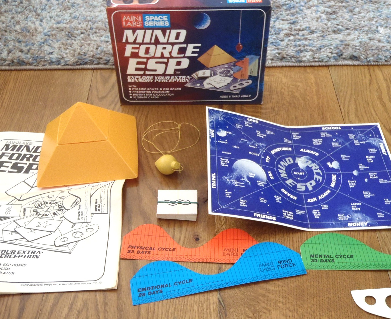 Vintage Mind Force ESP: Mini Labs Space Series Sensory Exploration Kit COMPLETE