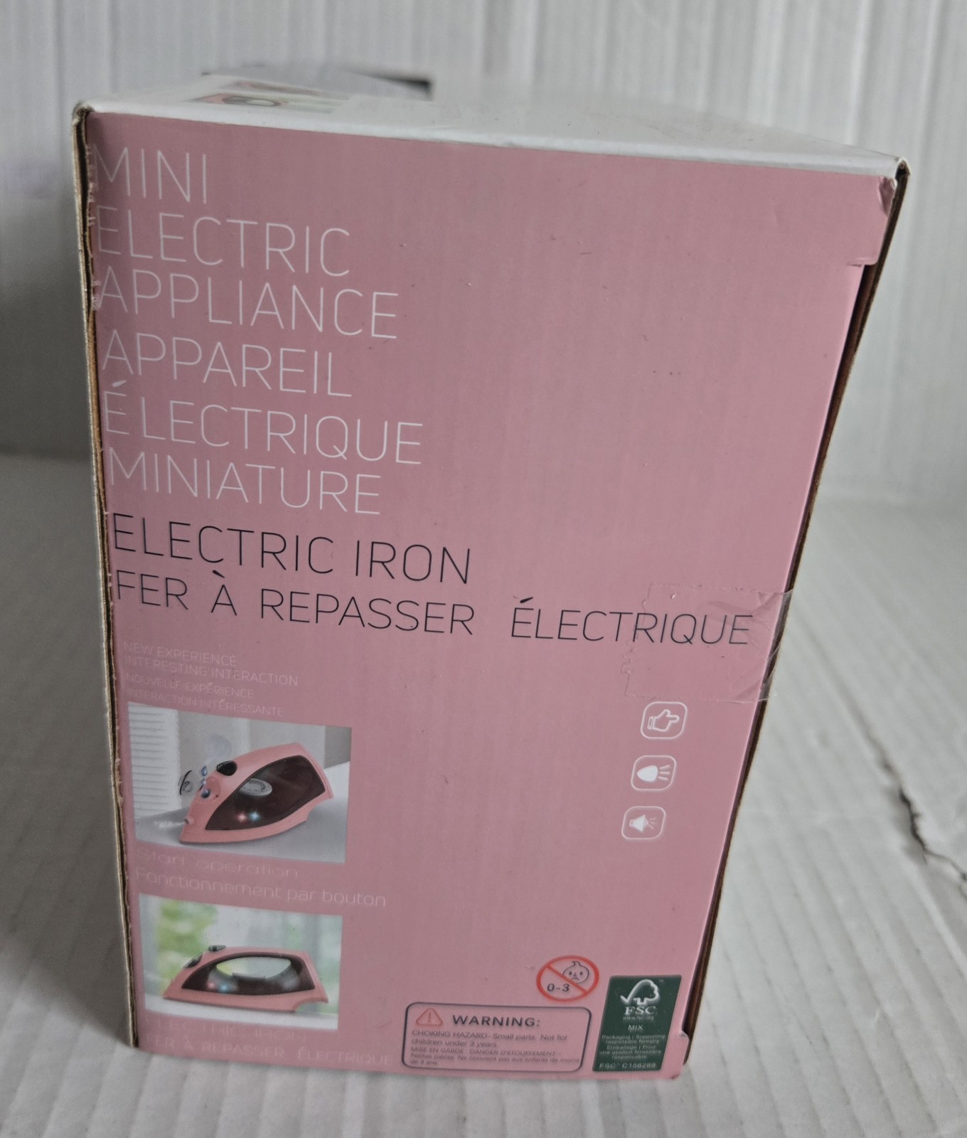 “Charlie & Arta” Branded Mini Electric Iron Toy Ages 3+