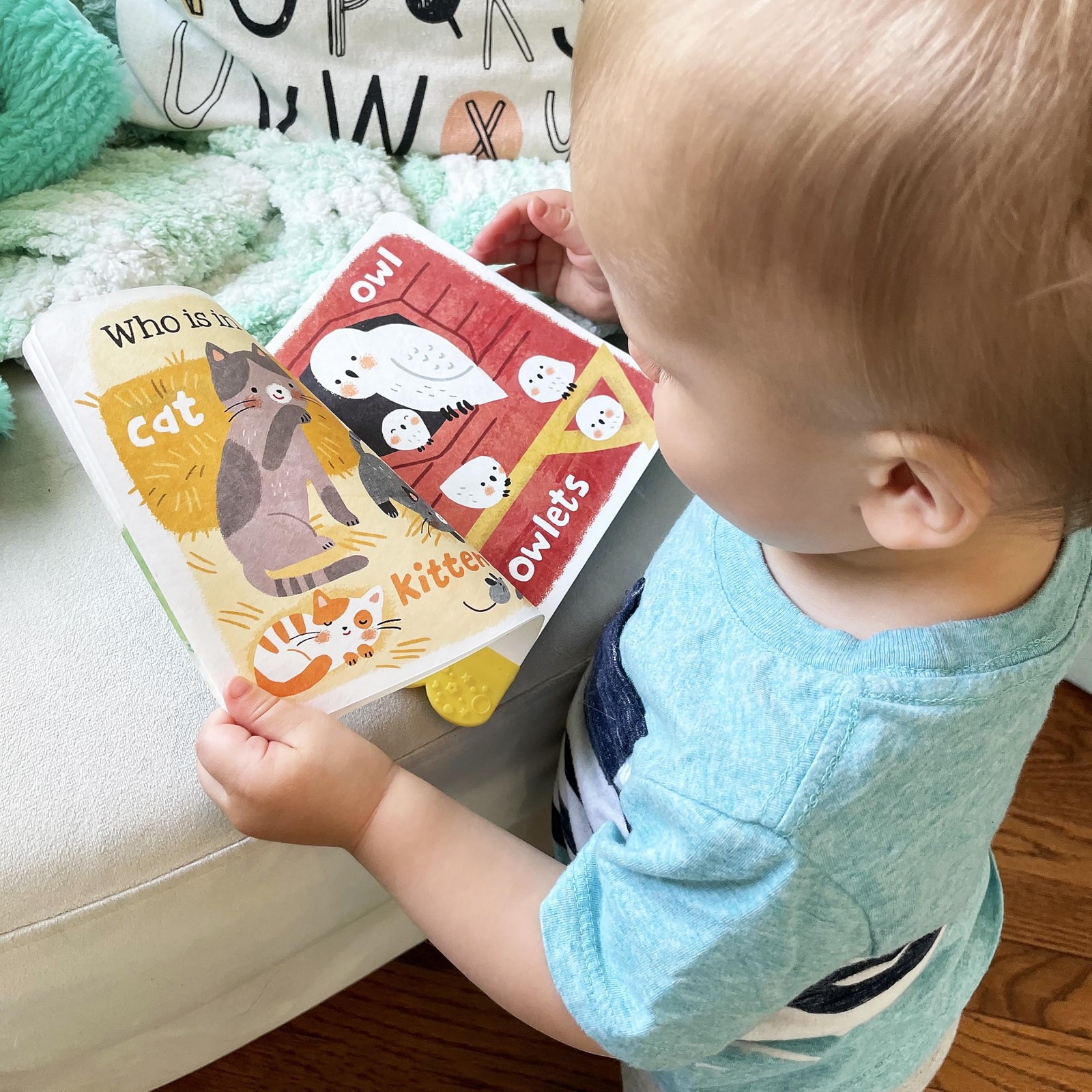 Tuffy Farm Babies Book – Washable, Chewable, Unrippable Pages With Hole For…