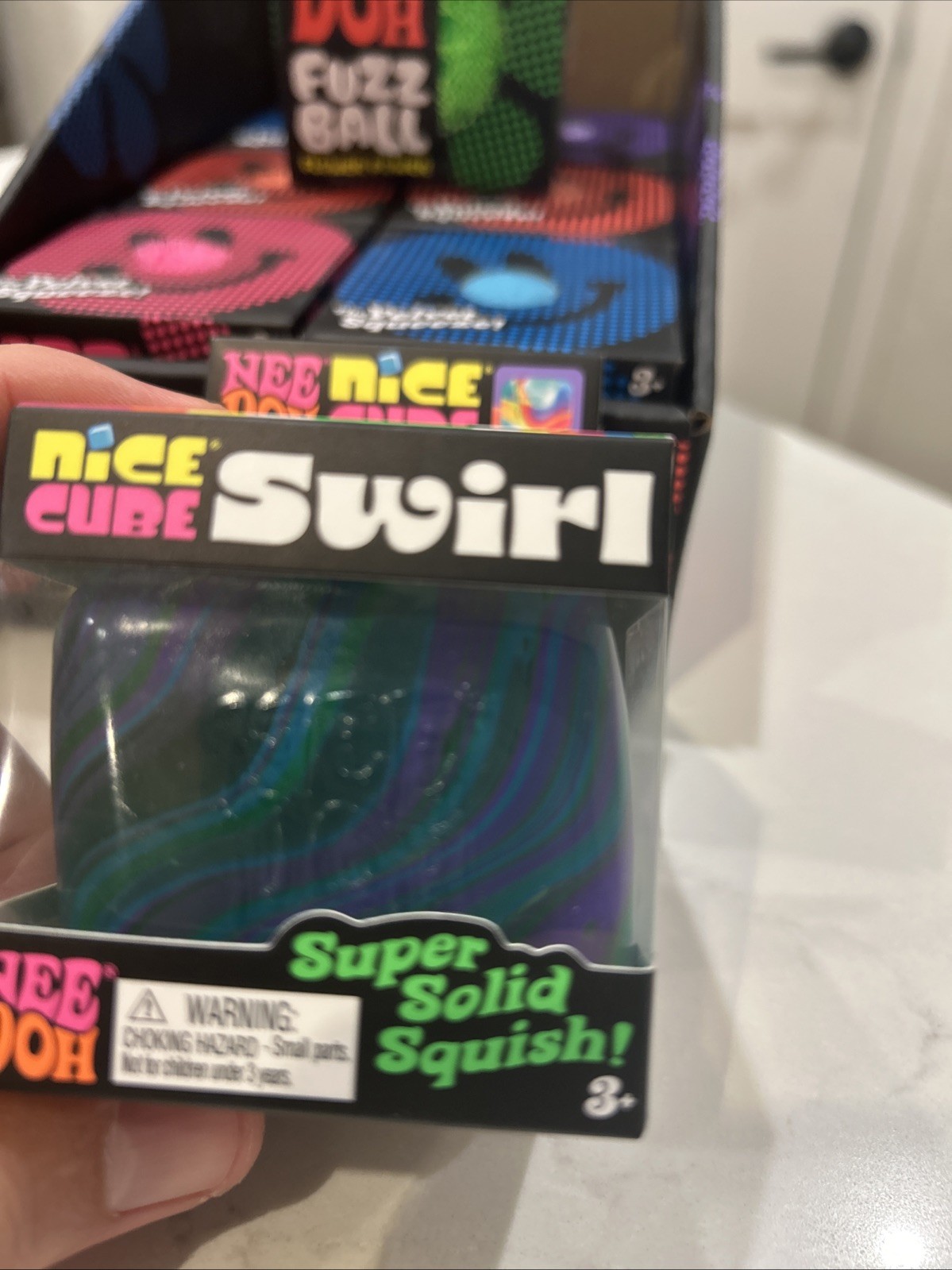 Lot Of 10 NeeDoh ~ 2 SPLOOT SPLAT, 7 Fuzzball Flower Power,& 1 Nice Cube Swirl