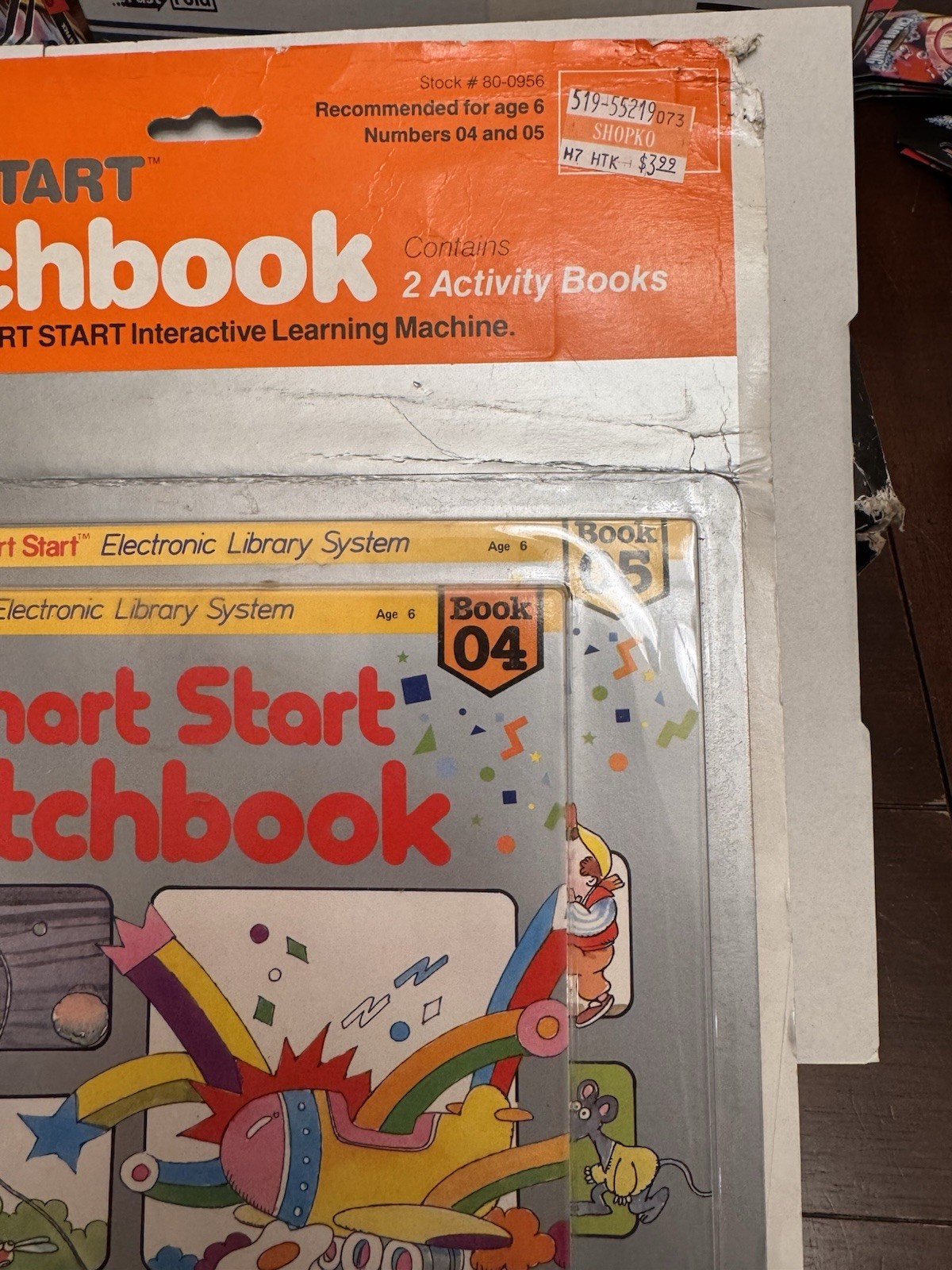 VTech Smart Start Matchbook Activity Books 04 & 05 Vintage 1987 Sealed Shopko