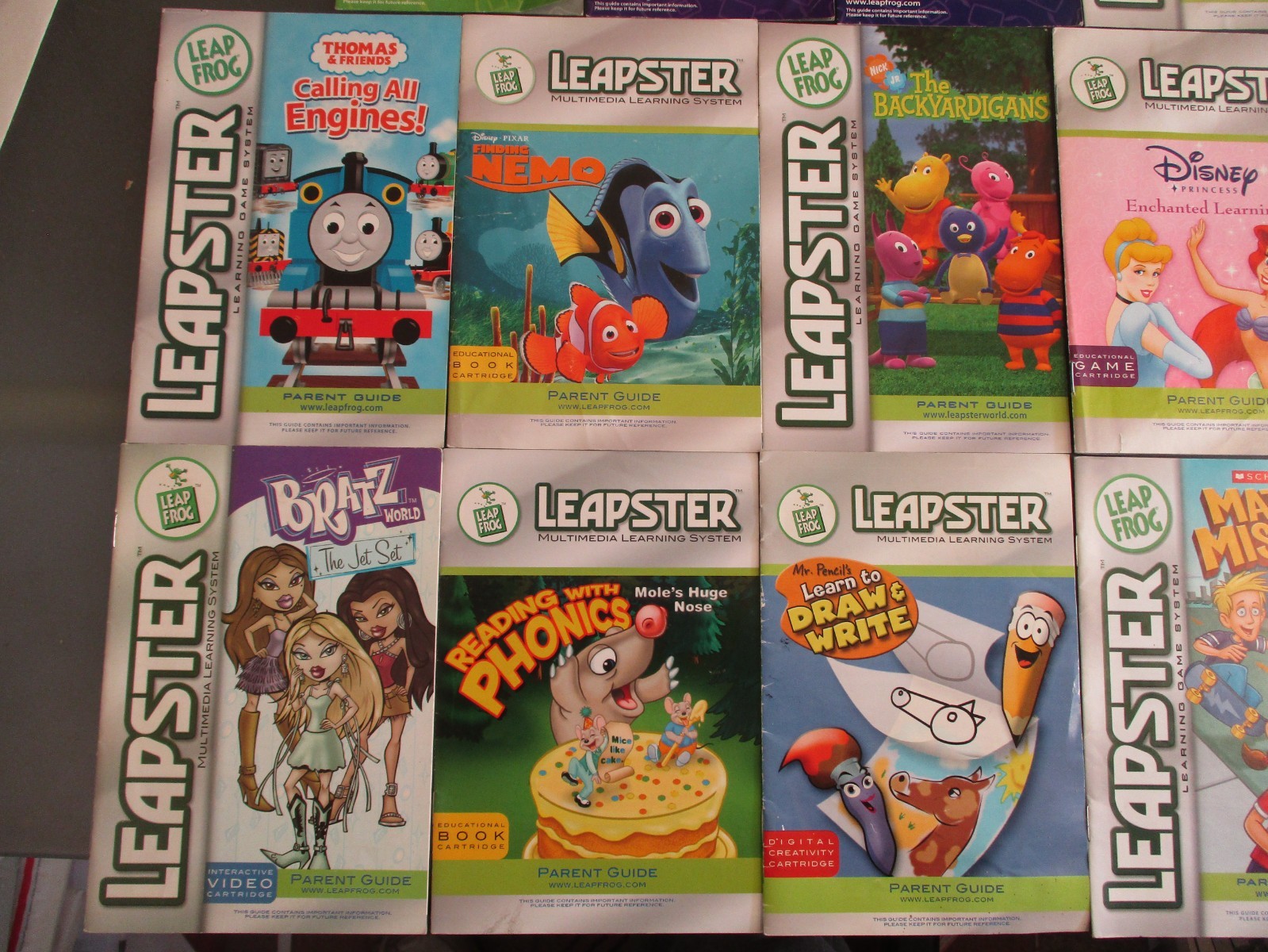 Leap Frog Leapster Lot of 14 Reading Instruction Manual Booklet