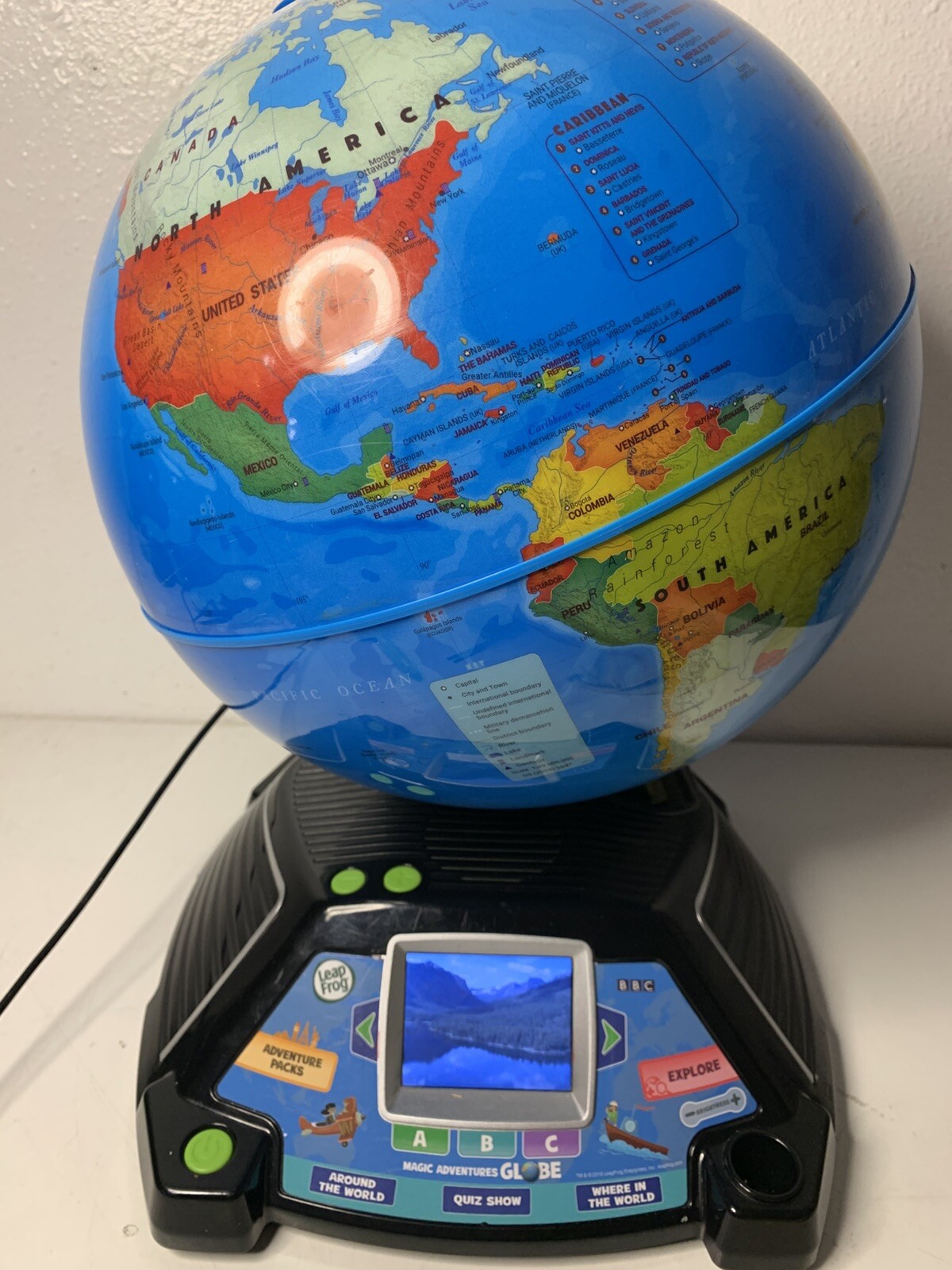 LeapFrog Magic Adventures Globe 2.8″ Screen BBC Videos Interactive Games Tested
